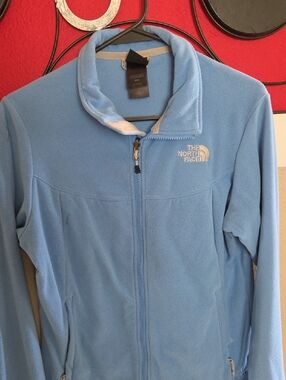 The North Face Women’s Light Blue Full-Zip Fleece Jacket
